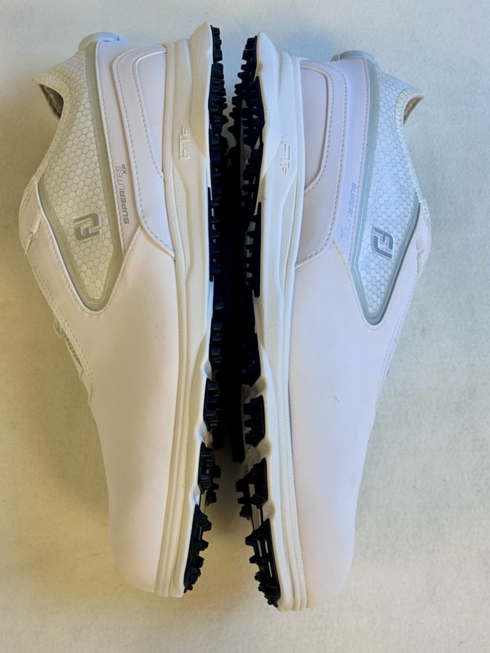 New FootJoy Men's Superlites XP BOA Golf Shoes / White / 11.5M - Picture 9 of 11